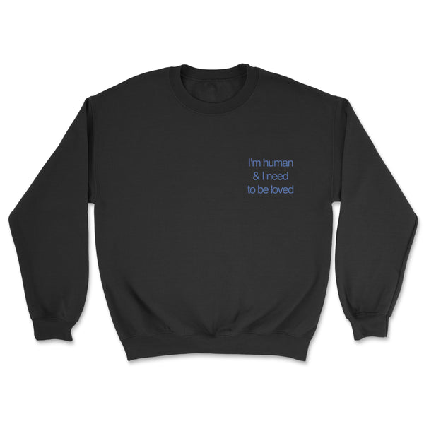 I'm human and I need to be loved Sweater