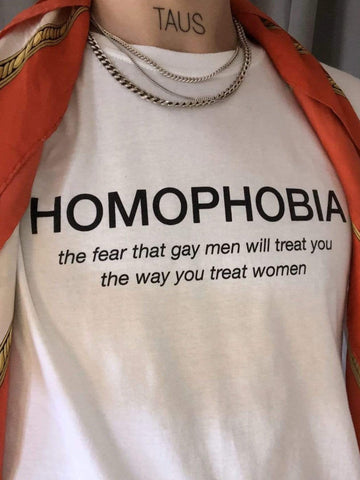 HOMOPHOBIA T-Shirt - YDWYA – You Decide Who You Are