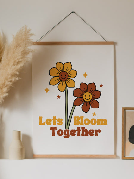 Let's bloom together Poster