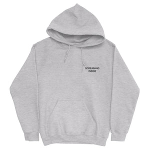 SCREAMING INSIDE Hoodie embroidered You Decide Who You Are