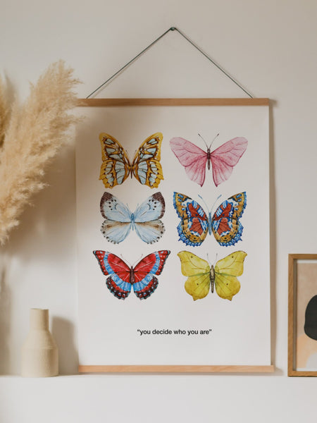 Butterflies Poster - YDWYA – You Decide Who You Are