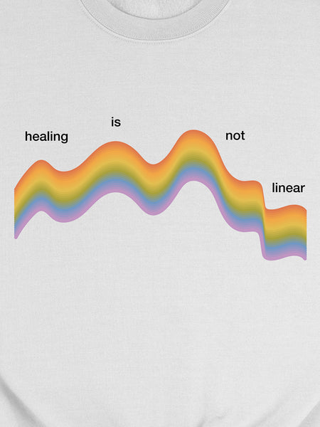 healing is not linear Sweater