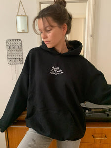 You Decide Who You Are embroidered hoodie (black) - YDWYA – You Decide Who You Are